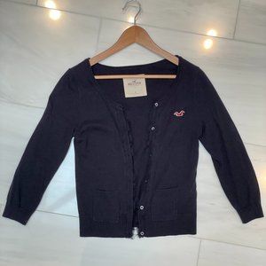 Hollister Ruffle Trim Cardigan
